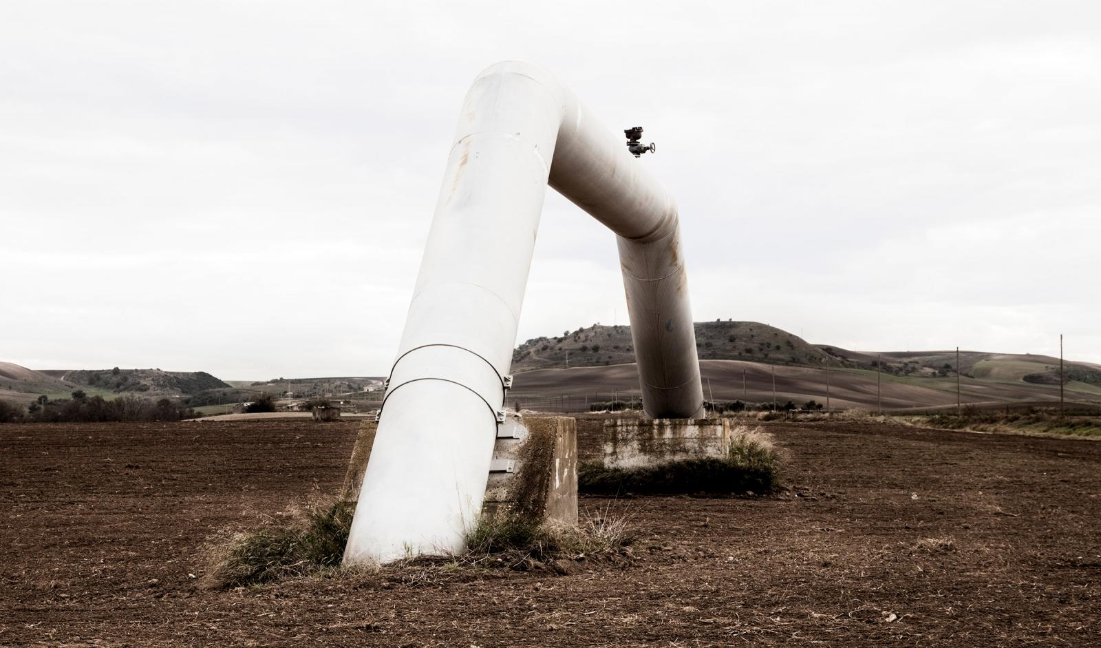 Oil pipes in Basilicata